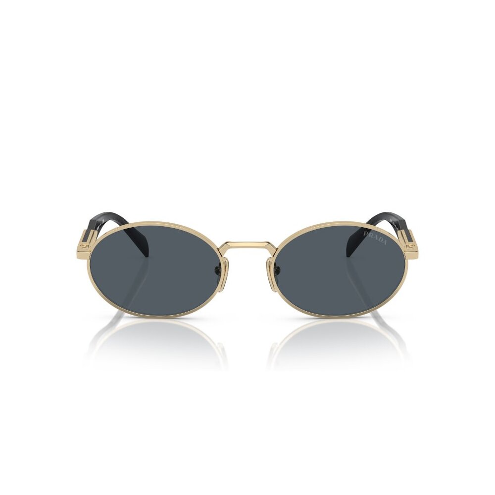 Prada Sunglasses Sunnies PR 65ZS ZVN09T Pale gold 55-20-140 Metal Front - Picture 3 of 14